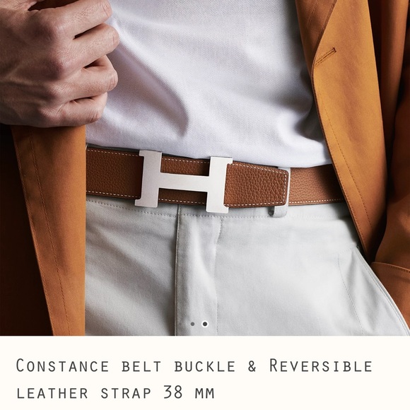 Hermes Constance Belt Buckle and Reversible Leather Strap 38MM - Picture 4 of 10